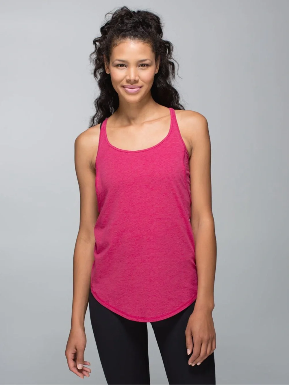 Lululemon Vita Racer Tank Heathered Bumble Berry Size 4